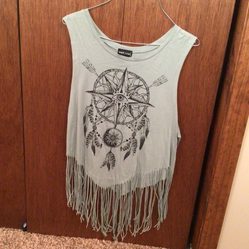 Fringe Crop Top